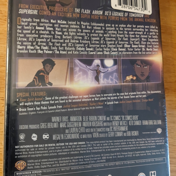Vixen: The Movie (DVD) DC Comics - Picture 2 of 2